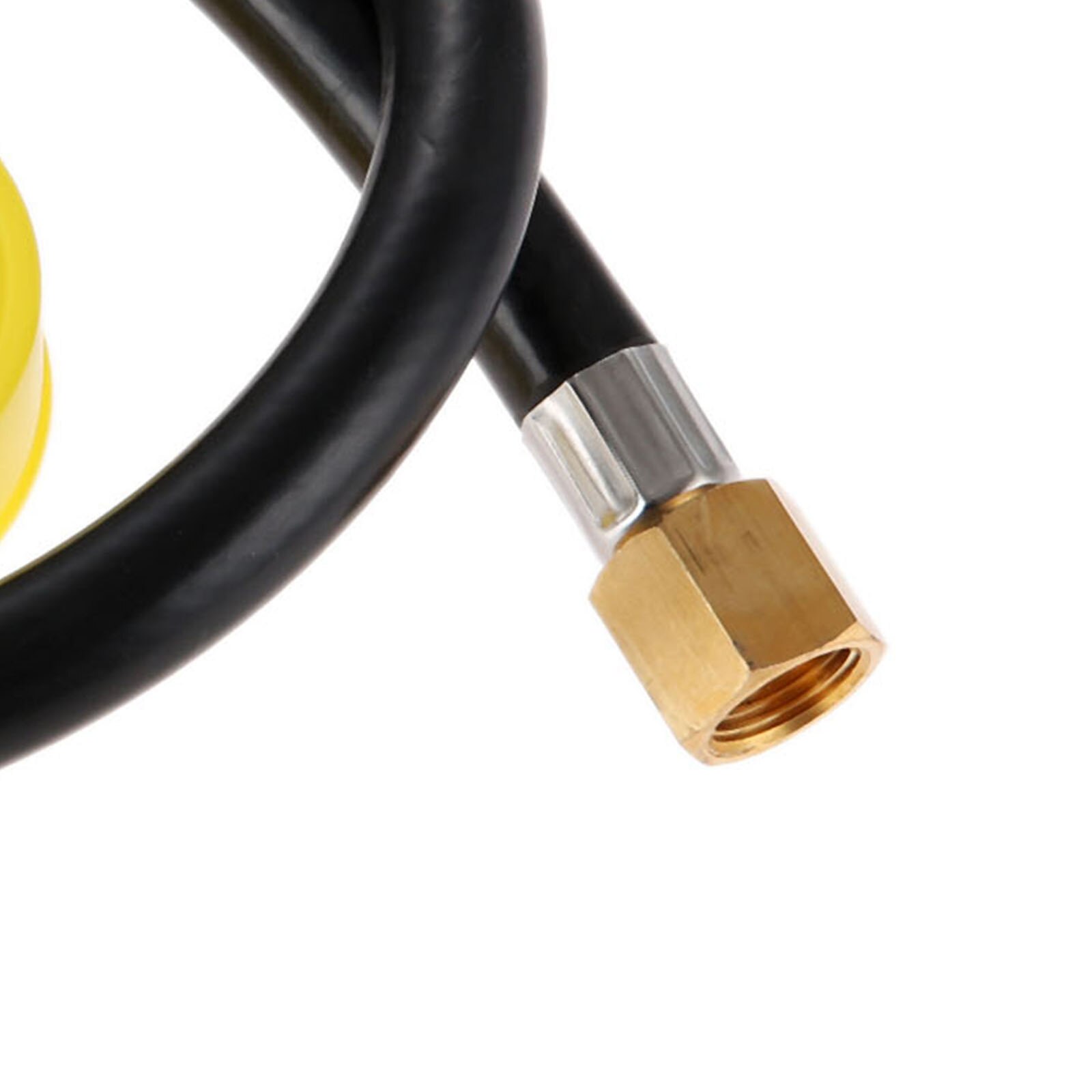 24 Inches High Pressure Propane Fireplace Extension Connection Hose with 3/8 Femal Flare Nuts +Gas Line Pipe Thread Tape