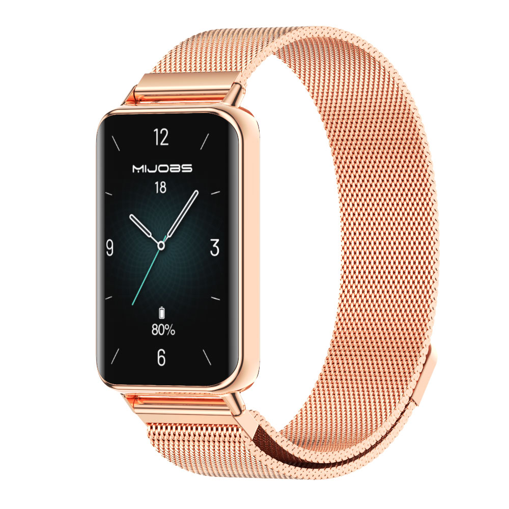 Pour Huawei Honor Band 9 sangles Bracelet en métal milanaise Sport bande remplacement Bracelet pour Honor Band 9 Correa: 天空蓝