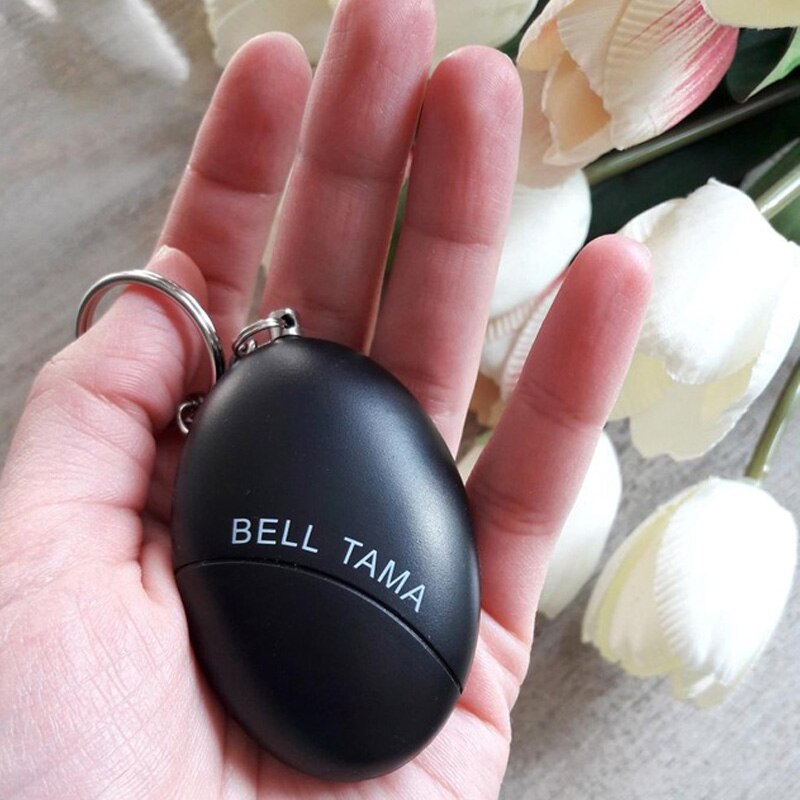 Child Safety alarm 130dB sound ABS plastic keychain portable personal protective alarm for women and kids