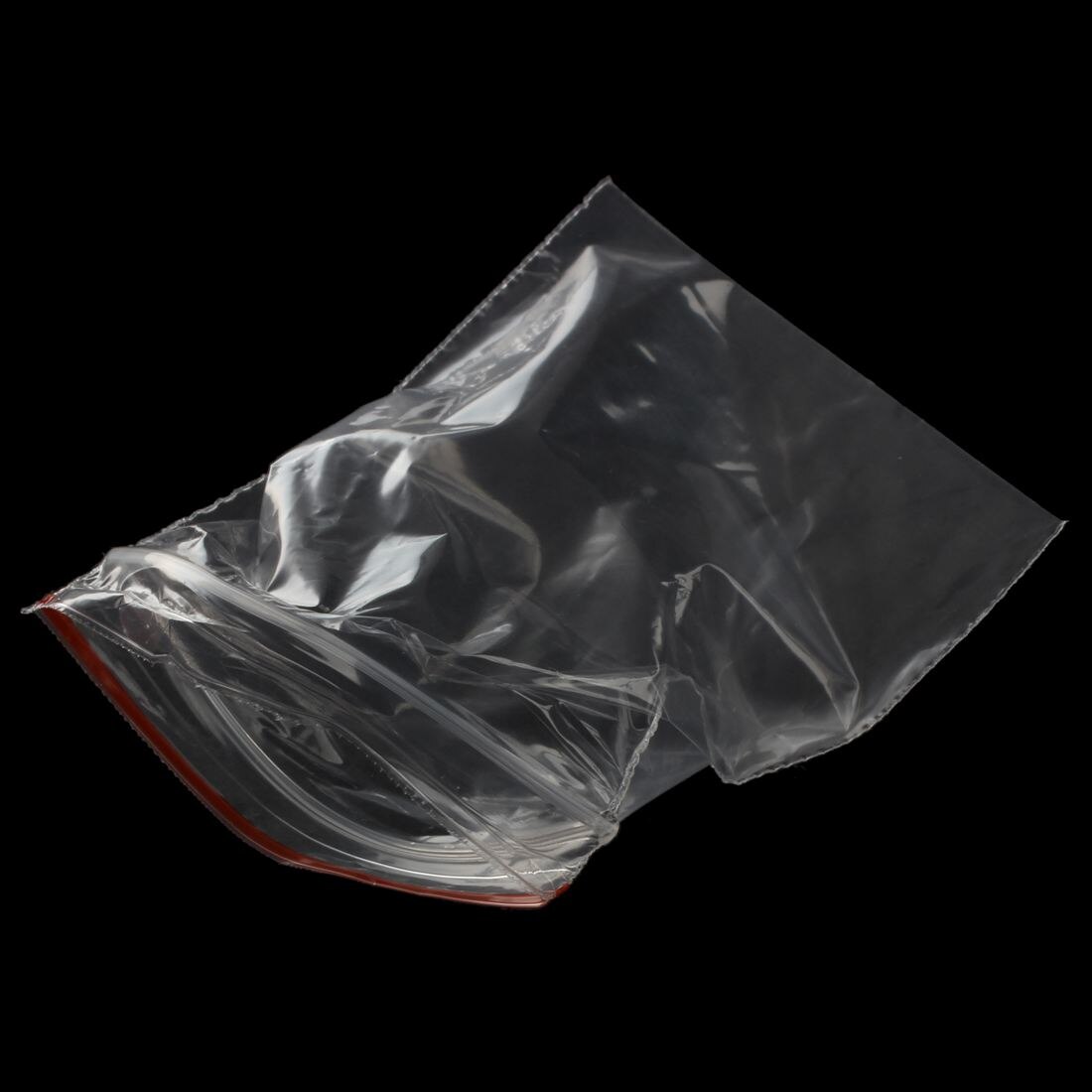 100 szt. Saszetka Pochette przezroczysta En Plastique Fermeture torba Pochon Pression 5X7cm