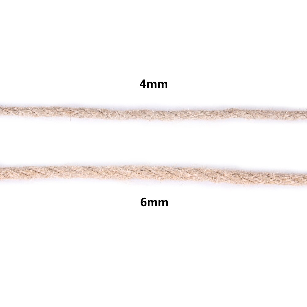 Sisal Touw Krabpaal Voor Katten Diy Speelgoed Kat Klimrek Vervanging Touw Bureau Benen Binding Touw Voor Kat Verscherpen klauw