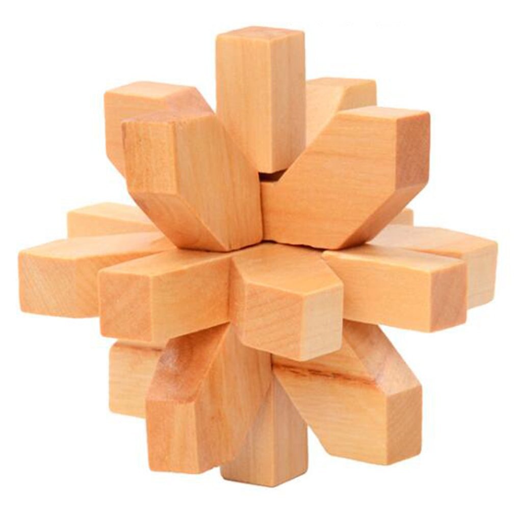 Chinese Ancient Lock Children's Puzzle Solving Manual Brain Toys Early Education Brain Development Toys