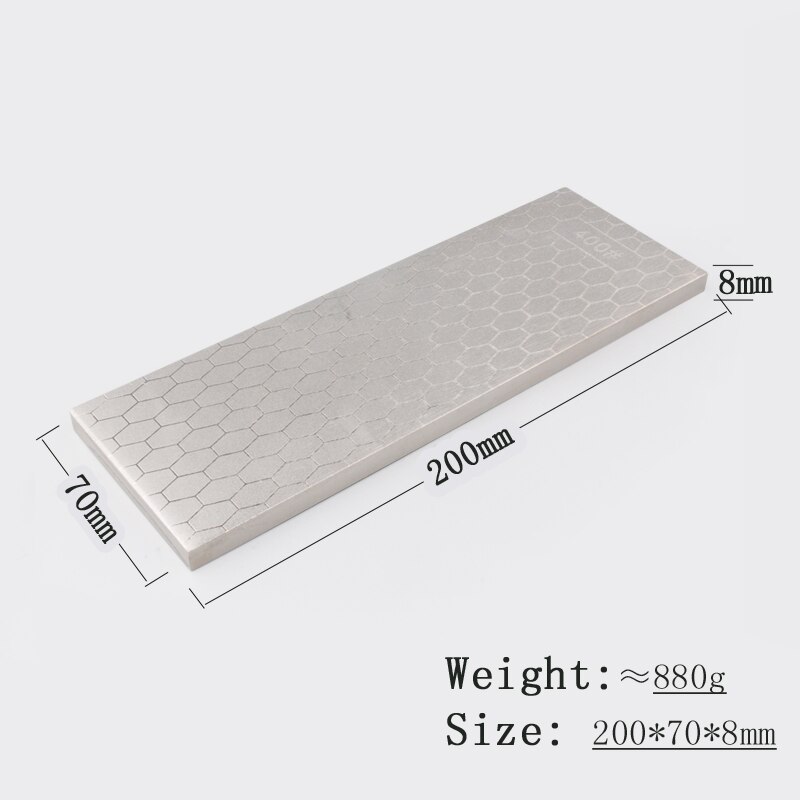 1 Pcs Diamond Knife Sharpener Sharpeing Stone Kinfe Stone Kitchen Tools Honing Blade Coarse Sharpen 400 1000 Grit Fixed base