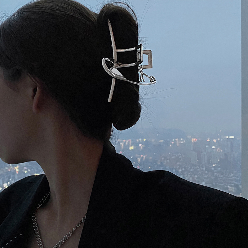 AMORCOME nowy projekt bezpieczeństwo duża metalowa szpilka spinki do włosów Barrettes dla kobiet dziewczynki akcesoria do włosów spinki do włosów spinki do włosów nakrycia głowy