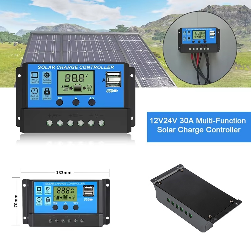 Panel słoneczny 1000W 12V z kontrolerem ładowania 60A 100A do telefonu, kampera, samochodu, MP3, tabletu, ładowarka, zewnętrzny zasilacz akumulatorowy