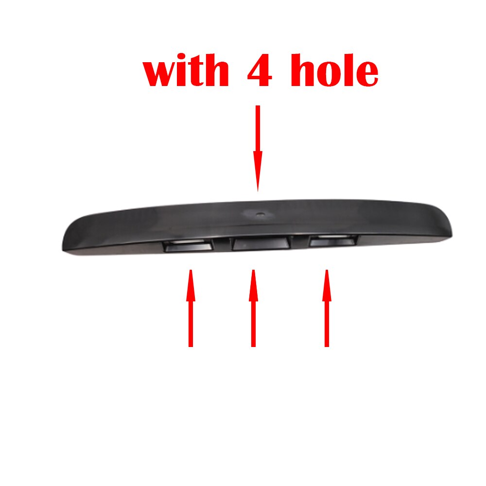 per Nissan Qashqai j10 2007-2015 coperchio del bagagliaio posteriore coperchio della maniglia del portellone posteriore ordinare modanatura coperchio della coda del bagagliaio luce targa: 4 Hole