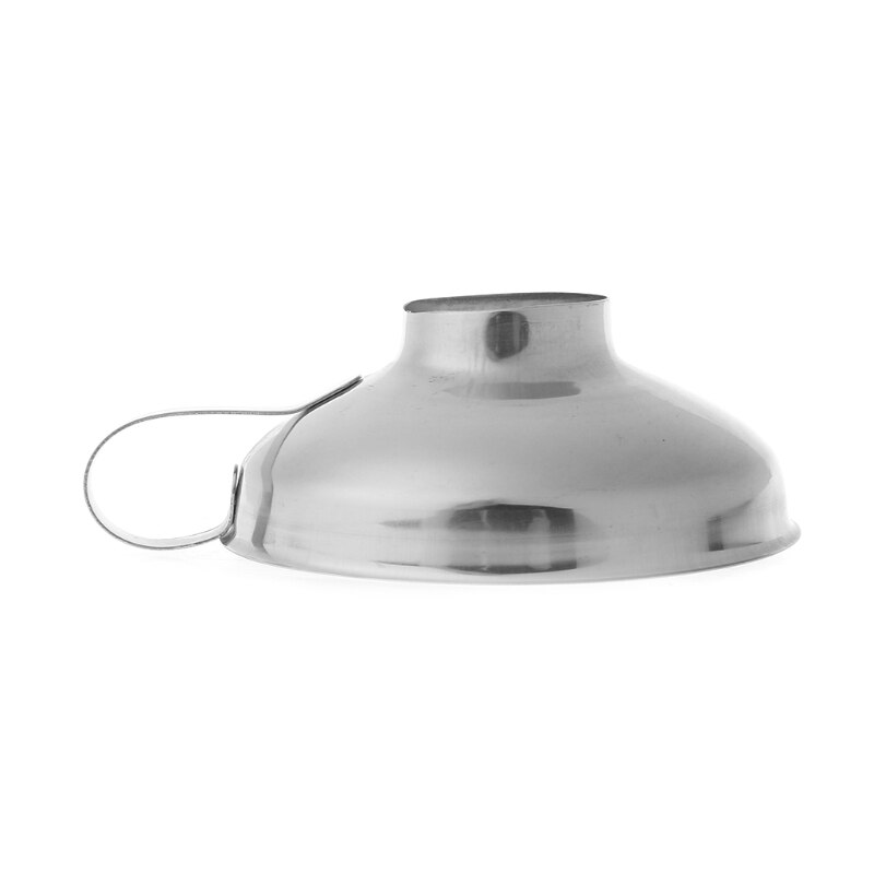 Stainless Steel Wide Mouth Canning Funnel Cup Hopper Filter Kitchen Tools 2 Size