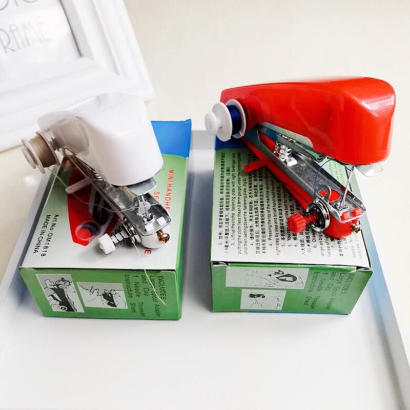 Manual Sewing Machine Cloth Fabric Handy Sewing Tool Simple Operation Sewing Tools Sewing Portable Sewing Machines