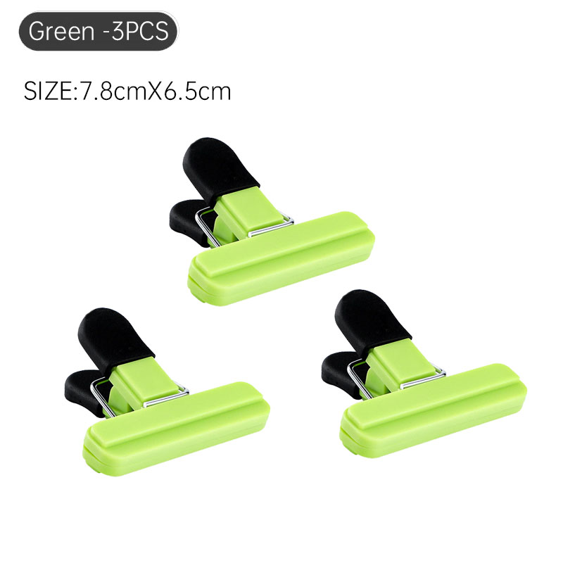 1/3 stk. bærbare store chipposeklemmer plastik assorterede størrelser mad-snackforsegling forseglingsklips tætningsklemme køkkenopbevaringstilbehør: Violet/紫罗兰