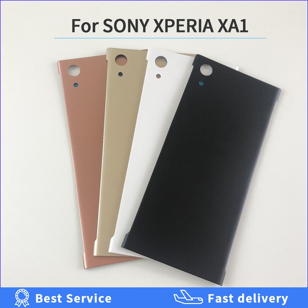 Alta qualidade para para sony xperia xa1 g3125 g3121 g2123 g3116 traseira capa traseira da bateria porta habitação caso peças de reposição