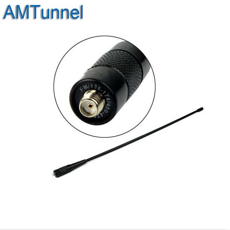 SMA-F Radio Antenna Dual Band 144/430 MHz U/V Antenna For RETEVIS RT-5R Baofeng 888s Kenwood HYT PUXING Two Way Radio