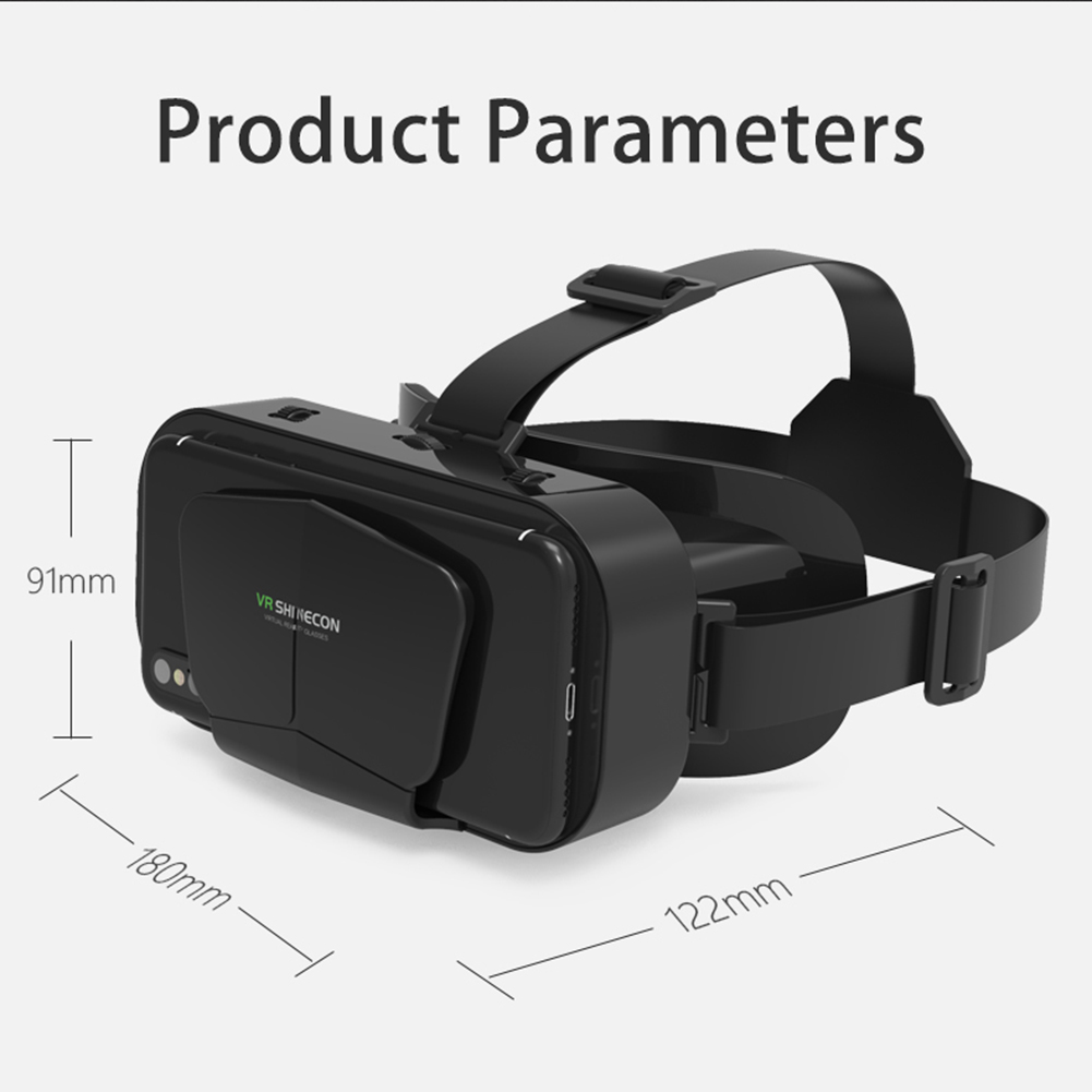 G10 VR Glasses Virtual Reality 3D VR Headset Helmet for 4.7-7.0 Inches IOS Android Smartphone Lenses Binoculars with Controllers