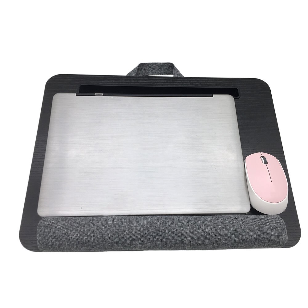 Laptop Desk Stand Portable Wooden Ergonomic Lapdesk For Bed Sofa PC Notebook Table Desk Stand Suitable For 16-inch Notebooks