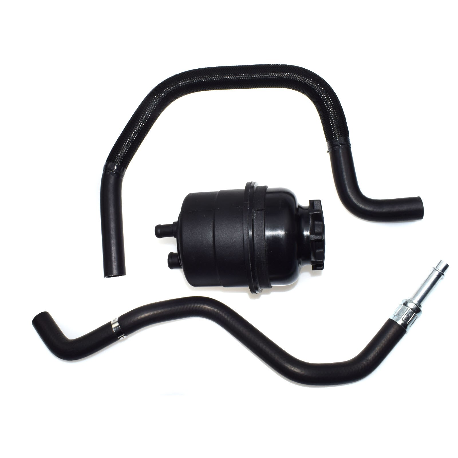 Set 3PCS Power Steering Reservoir and Hose Kits for BMW E39 520i 525i 528i 530i 32411097164 32411093130 32416851217