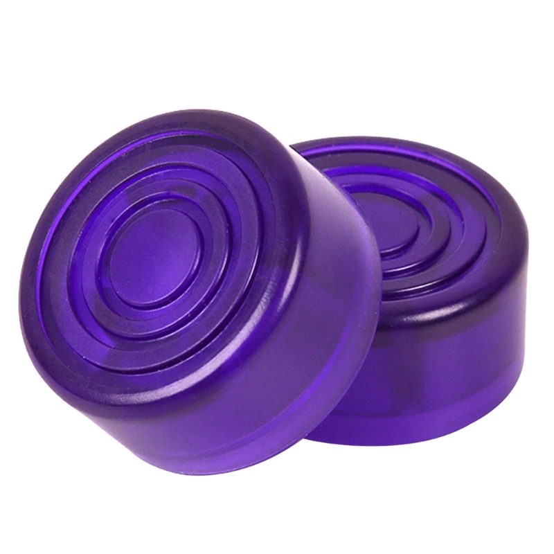 Botones de Pedal para interruptor de pie, tapa de protección para uñas de pie, efecto de guitarra: Morado