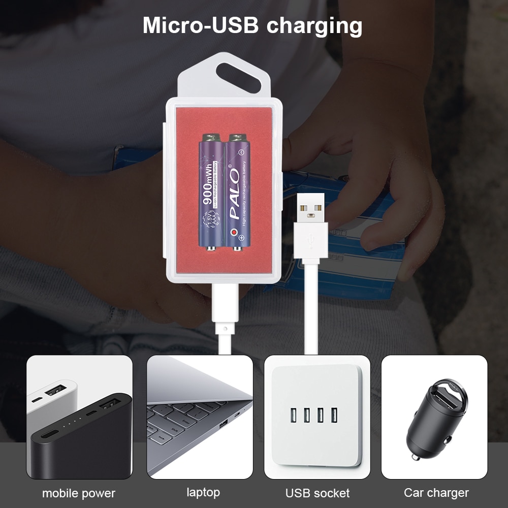 1.5V AA + AAA Lithium Rechargeable AA Battery AAA Li-ion 900mWh+2800mWh For Torch Toys Clock MP3 Player Replace li ion Battery