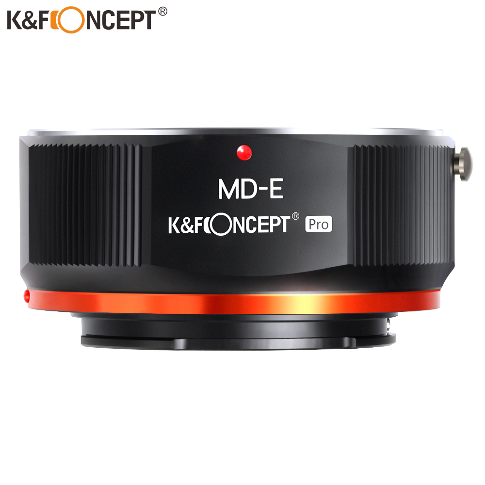 Adaptador K &amp; F Concept para Minolta MD Lens a NEX Pro E, adaptador de montaje para Minolta MD MC Lens a NEX Pro E Mount Camera
