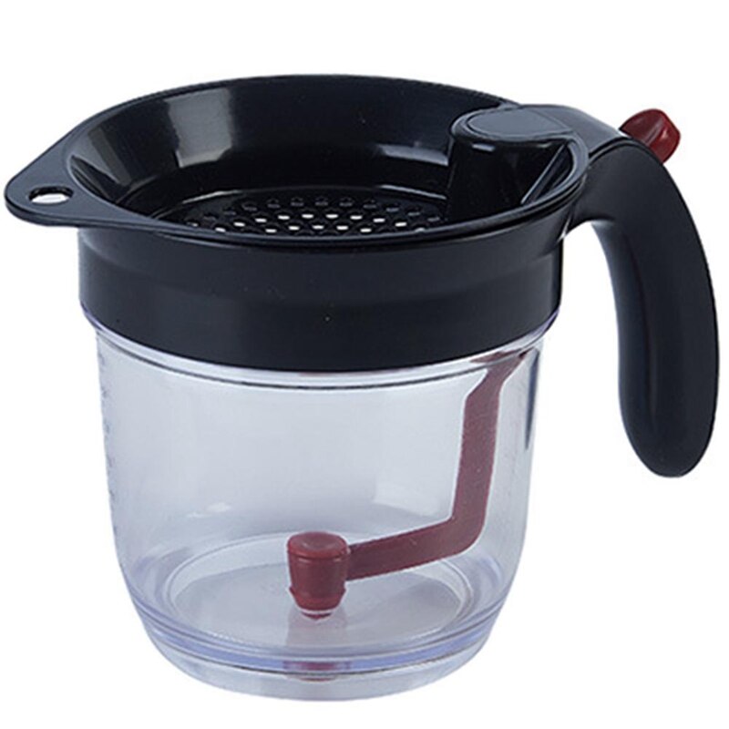 Outil de cuisine séparateur de graisse avec séparateur de graisse à libération inférieure avec crépine résidu de soupe 1000ML filtre à huile séparé