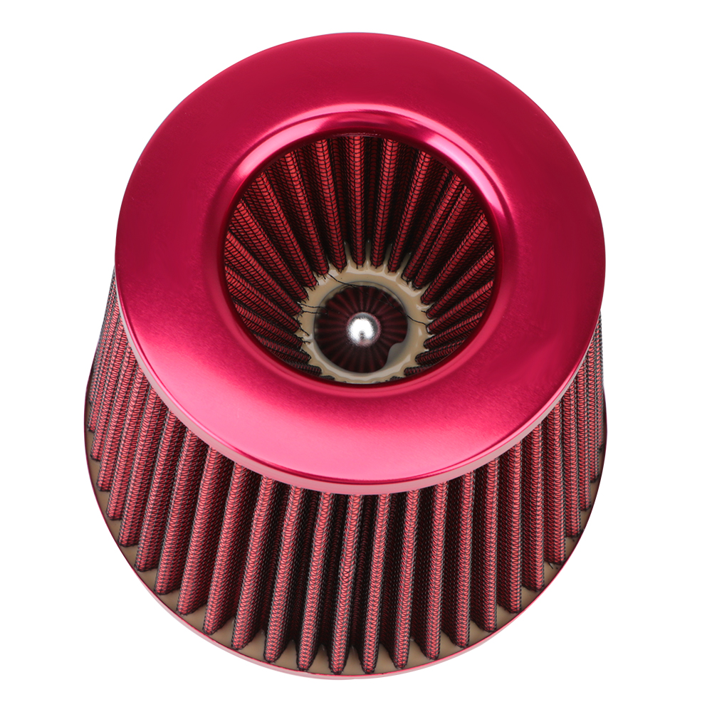 76 MM 3 Zoll Auto Luftfilter Induktion Kit Sport Power Mesh Kegel Universal Auto Zubehör Kaltluftansaugfilter High Flow