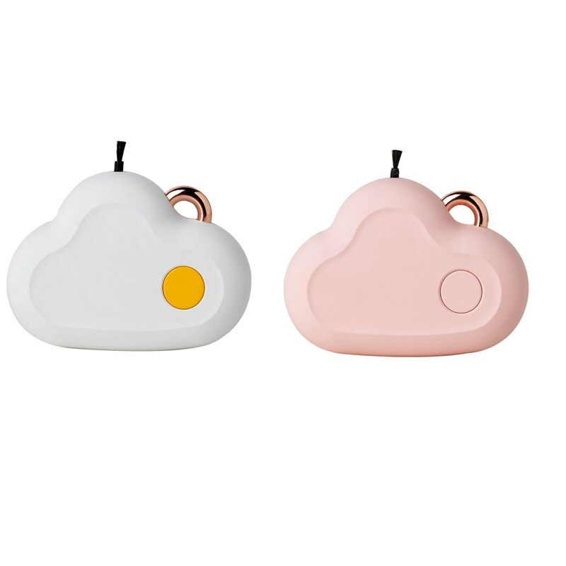 2Pack Mini Portable Air Purifier, Wearable Air Purifier Necklace USB Air Cleaner for Small Space Air Freshener