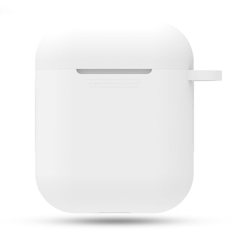Vävt mjukt tpu silikonskydd för apple air pods 1 2 fodral för air pods 2 bärbara nyckelringar trådlösa bluetooth hörlursboxfodral: Wh