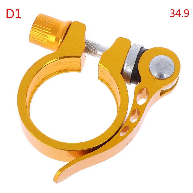 NEUE 25,4-34,9mm Aluminium Bike Fahrrad Sattelstütze Clamp Quick Release Sitz Post: D1