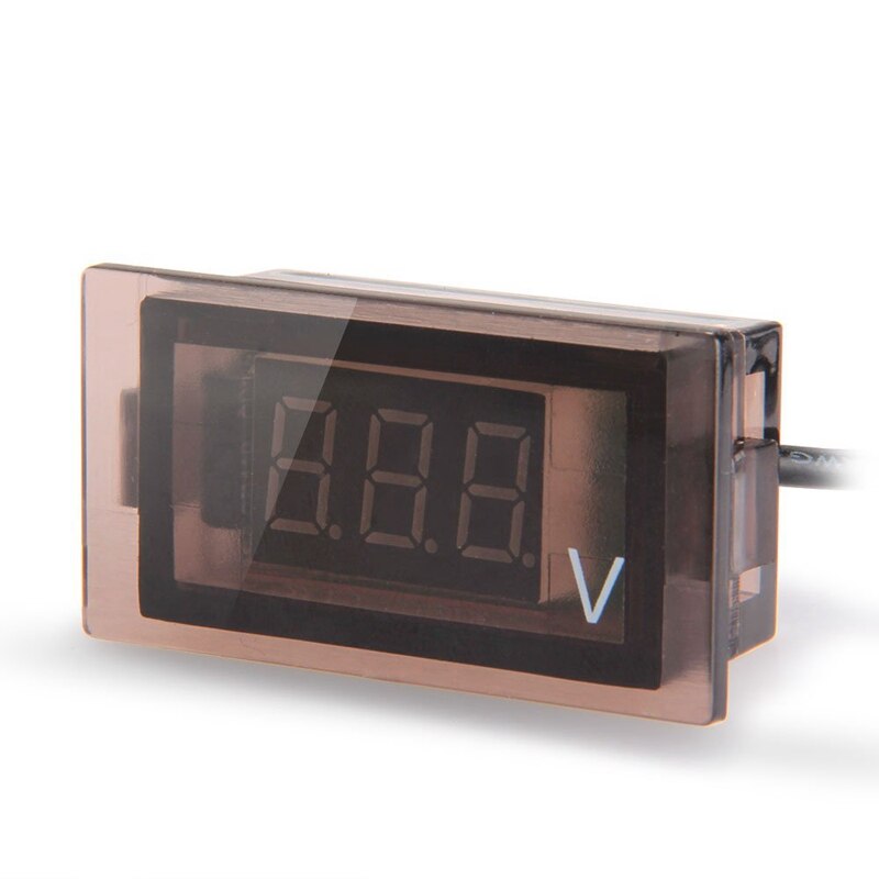 Blauwe Led Display Digitale Voltmeter Voltmeter Meter Voltage Panel Display