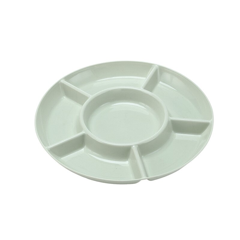 1pc matförvaringsbricka nötter fat godis snacks serveringsfat delad torkad frukt snack tallrik aptitretare serveringsfat för fest: Grön