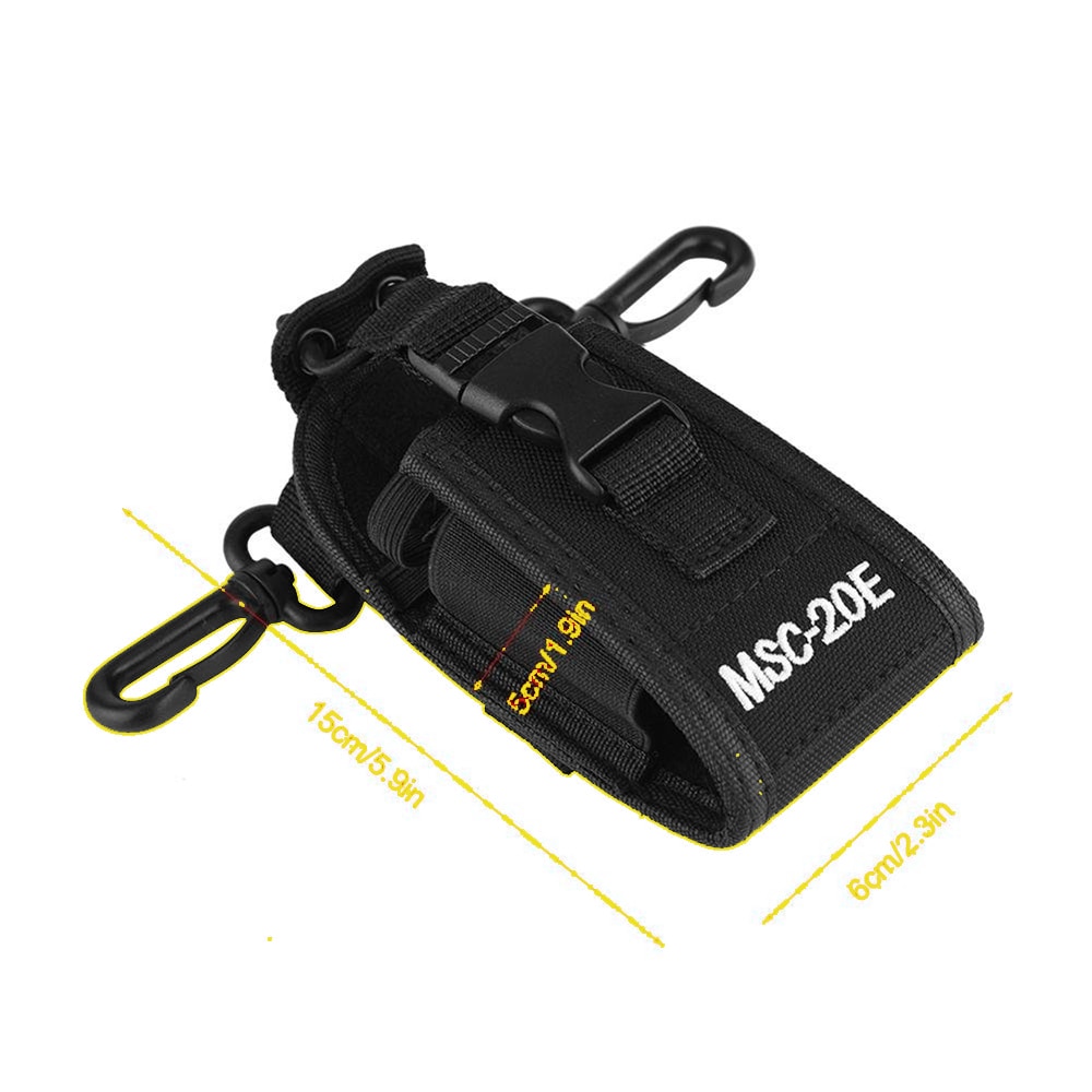 MSC-20E Talkie-walkie radio Grand Sac De Poche En Nylon Étui de Transport pour BaoFeng UV-5R UV-82 UV-XR UV-9R Plus YAESU TYT WOUXUN Mototrola