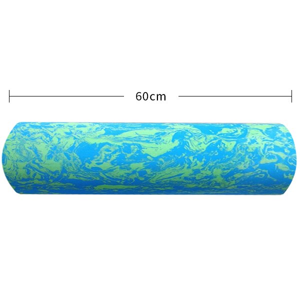 45/60CM Iridescent Cloud Yoga Foam Roller Pilates Block High-density Floating Roller GYM Fitness Body Massage Roller: Burgundy