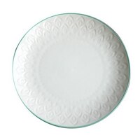 Ceramic Peacock Blue Peacock Textured Dinner Plate/Deep Plate Fish Plate/Home Plate