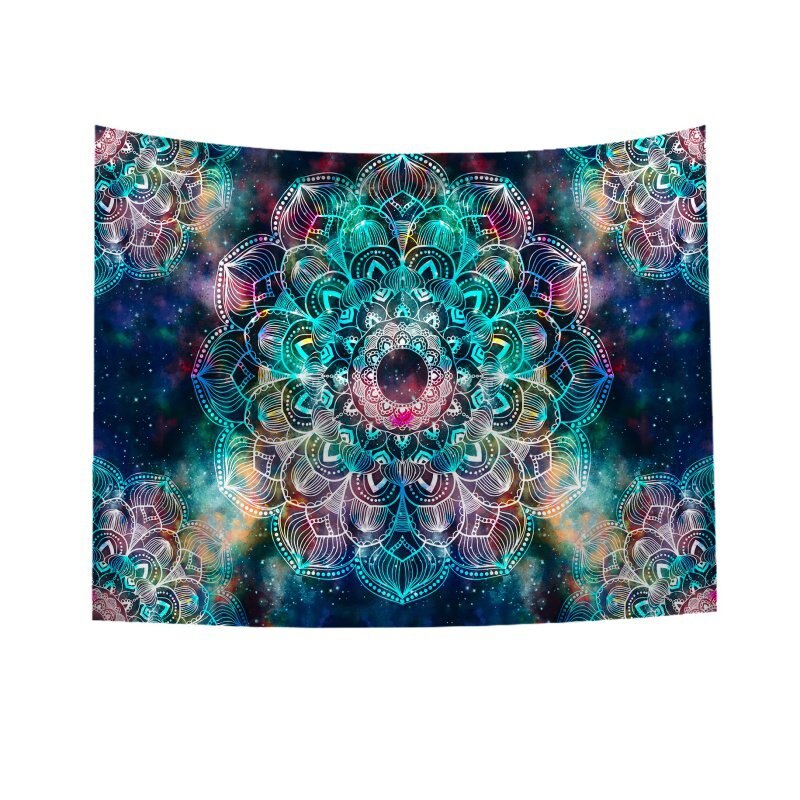 Newly India Mandala Tapestry Wall Hanging Wall Tapestry Wall Carpet Psychedelic Tapiz Witchcraft Wall Cloth Tapestries: 5