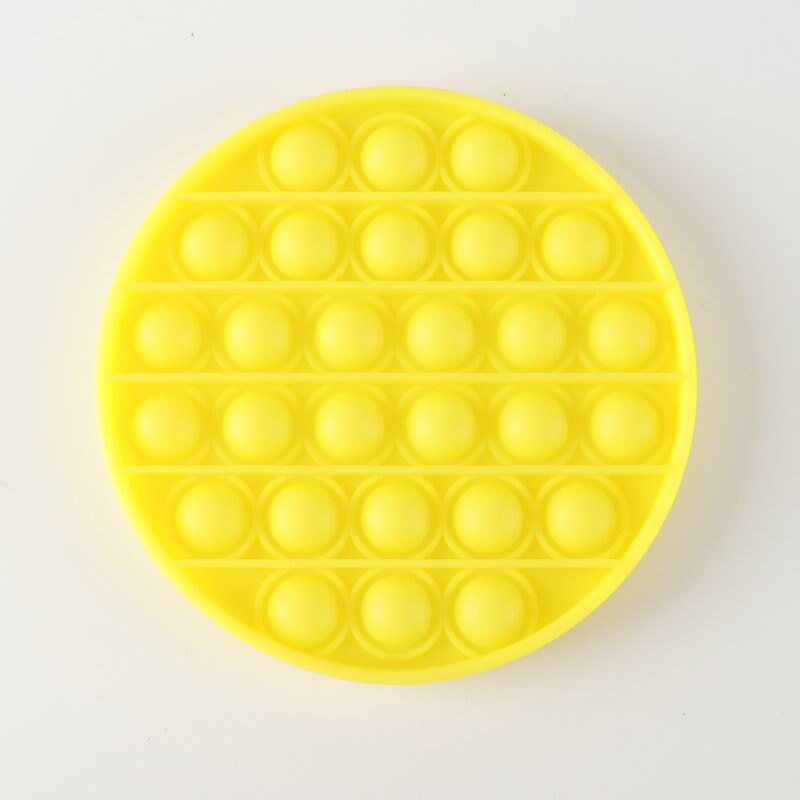 drücken blasiert Sensorischen Spielzeug Autismus Bedürfnisse Squishy Stressabbau Spielzeug Erwachsene Art Lustige Anti-betonen Zappeln Reliver betonen Spielzeug: Gelb