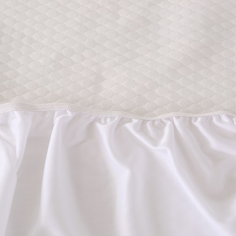 Bonenjoy Gewatteerde Gebreide Matrashoes Kingsize Witte Kleur Waterdichte Matrasbeschermer Single/Queen Size Bed Sheet160x200cm