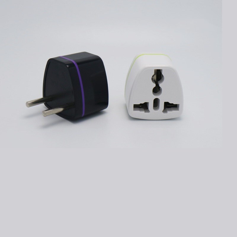 1PC EU Plug EU Power Universal ES US British Conversion Europe Power Plug Converter Socket Travel Socket Outlet Adapter: European / White