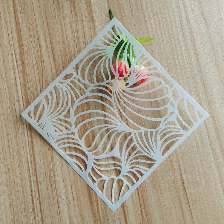 drawing Datura template DIY plastic wall painting spray painting template PET hollow painting template customization: 9