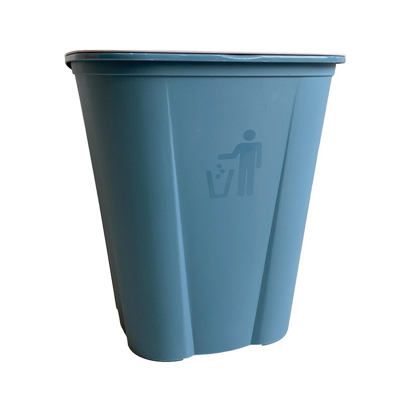 Big Recycling Trash Can Garbage Bin Storage In The Kitchen Cabinets Dumpster Dustbin Bathroom Garden Comaster for Home Sorting: Blue