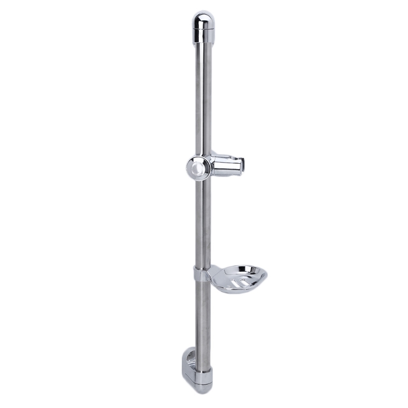 Rvs Douche Staaf Met Zeepbakje Lifter Rvs Pijp Abs Lifting Frame Verstelbare Douchekop Houder