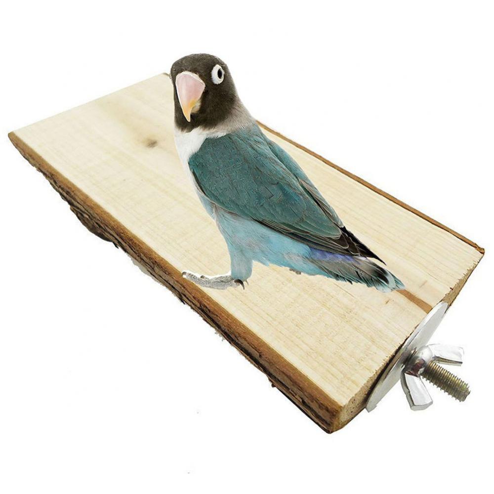 Perch Rack Toy Perch Stand Wood Light Yellow Original Ecology... – Grandado