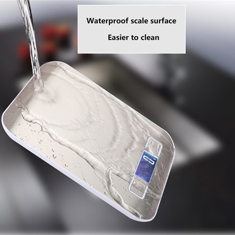 Stainless Steel Weighing Scale Kitchen Scale Household Postal Balance Measuring Tools Appliances LCD Electronic Scales