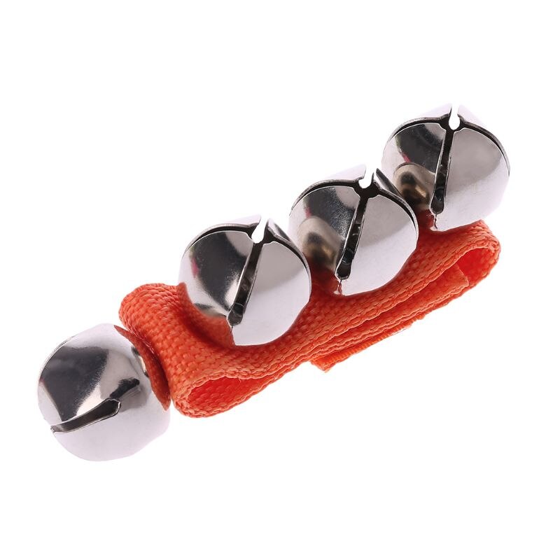 2Pcs Baby Wrist Bracelet Bell Hand Rattle Children Dancing Music Educational Toy N21_B