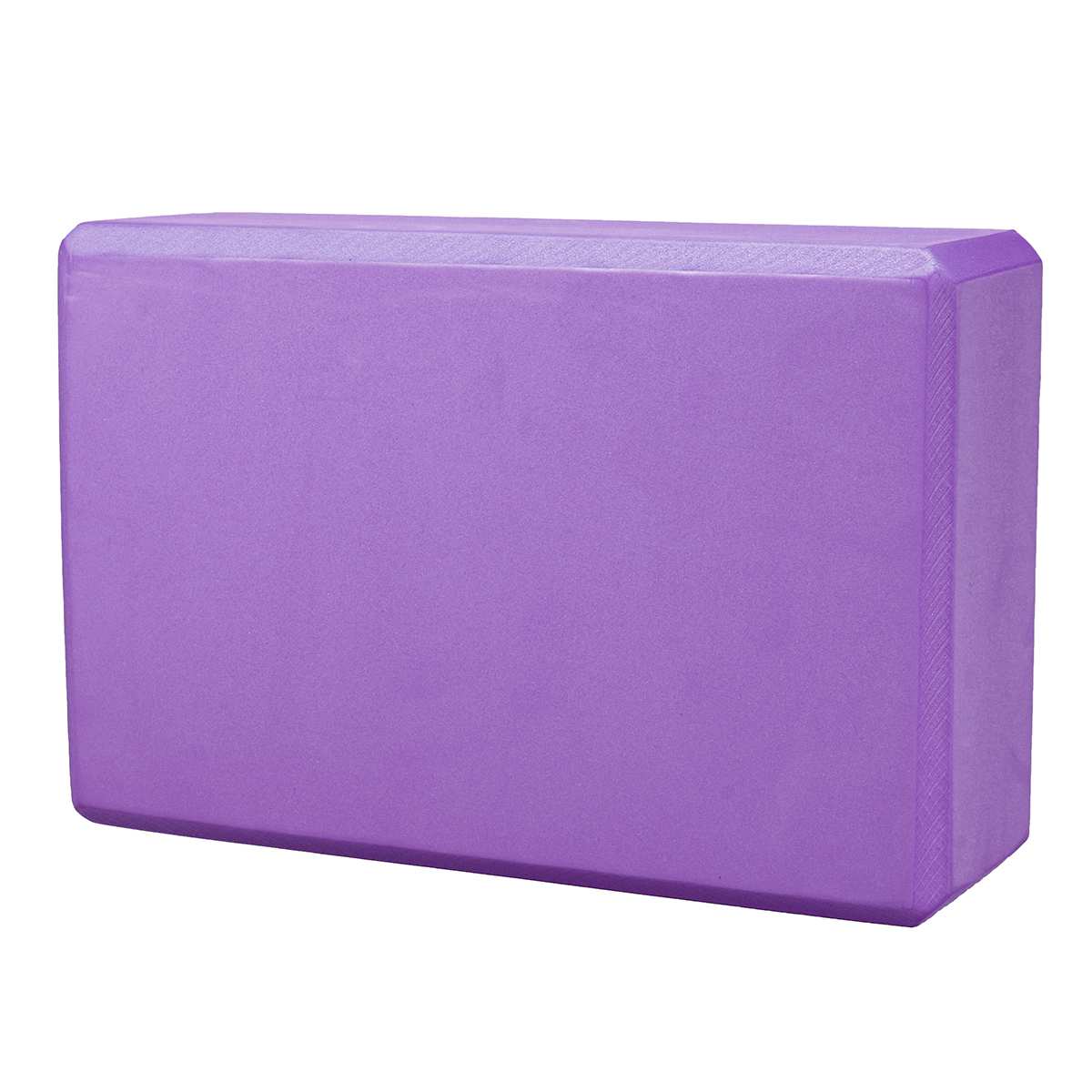 Eva gym yoga blok schuimblok oefening fitness kussen kussen stretchen lichaamsvorming gezondheid training yoga props: Paars 