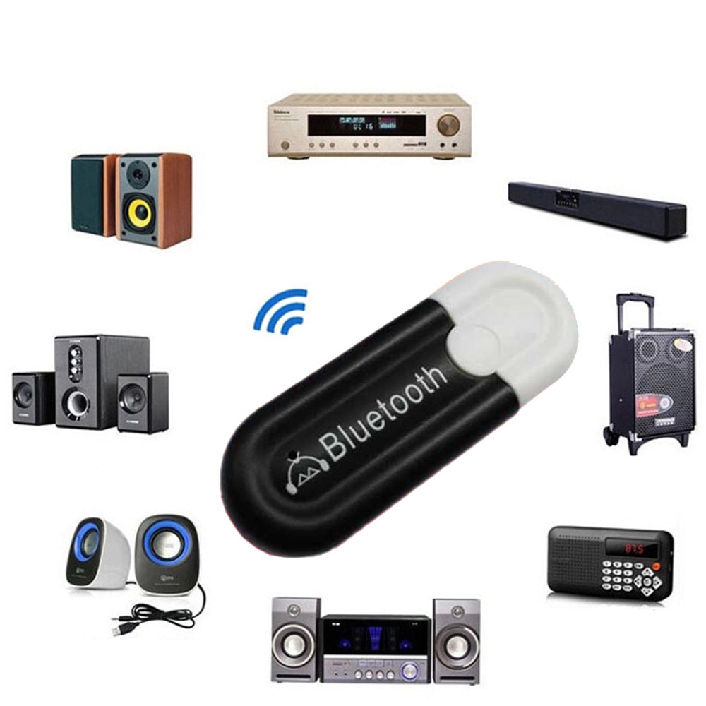 Bluetooth Adapter USB Wireless Handsfree Music Receiver 4.0 PC Adapter Receiver Transmitter for iPhone/Samsung Note 7 20J29: Default Title