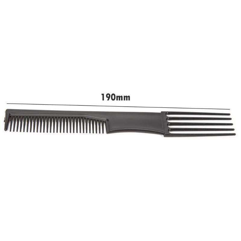 10 stil anti-statiske frisør kamme sammenfiltrede lige hår børster piger hestehale kam pro salon hårpleje styling værktøj: 02