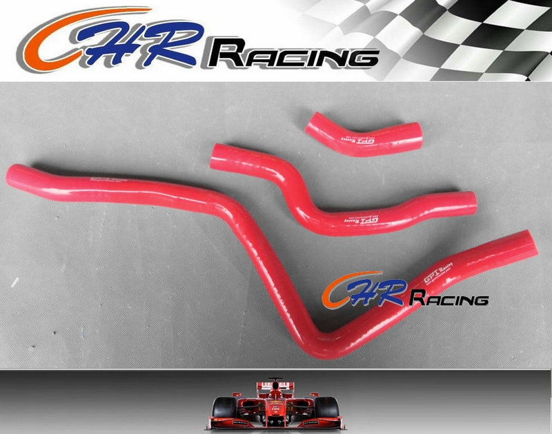 FOR Yamaha Raptor 660 YFM660 Silicone Radiator Coolant Hose Kit 2001 2002 2003 2004 2005 red