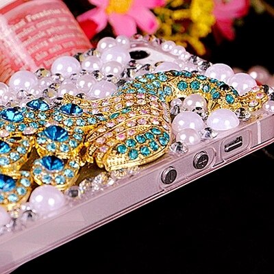 Bling Luxus Strass Pfau Blume Diamant Perle Weichen Abdeckung Fall Für Samsung S20 Ultra S10 S9 S8 Plus Note20 Ultra hinweis 10