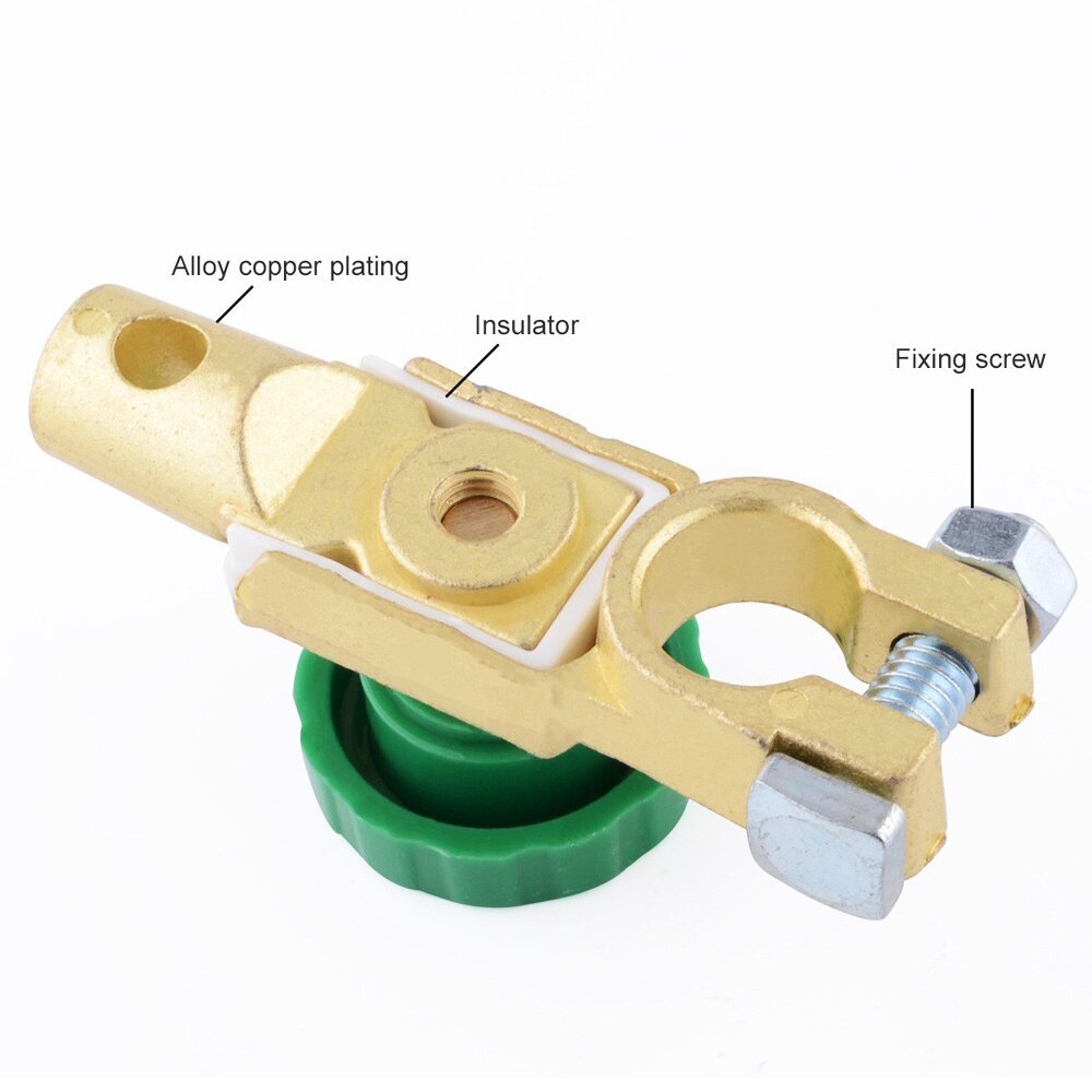 Universal Battery terminal with screw clip (with mass switch), Wire Terminal, battery terminal