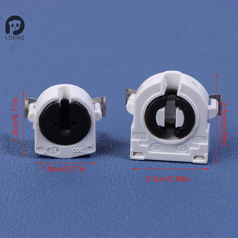 5 Stück t5 t8 Leuchtstofflampen halter g5 g13 Sockel nicht überbrückte hitze beständige Lampen fassung AC 500V 2a für LED-Leuchtstoffröhre