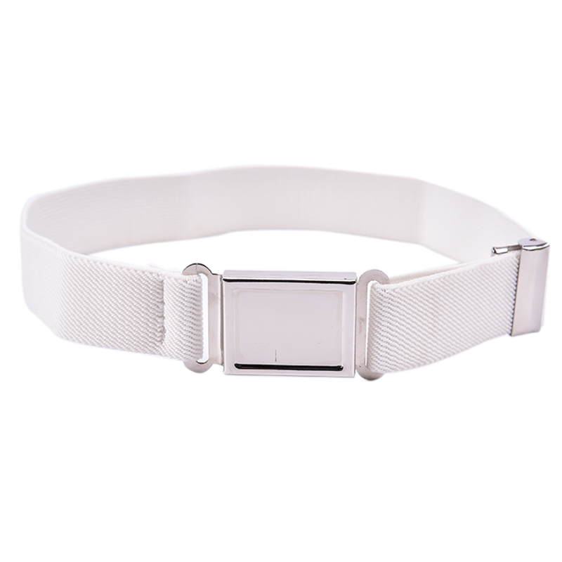 1pcs Adjustable Elastic Canvas Belt For Children Striped Stretch Western Strap Belt Boys Girls