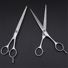 7.5 Inch Flat Shear Stainless Steel Hair Cutting Scissors For Hairdressers Cut Bangs Hair Scissors High-end Hairdressing Scissor